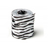 Zebra crinkle ribbon