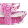 Organza heart ribbon