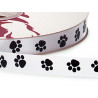 Paw print acetate ribbon