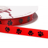 Paw print acetate ribbon