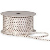 Choc polka dot ribbon