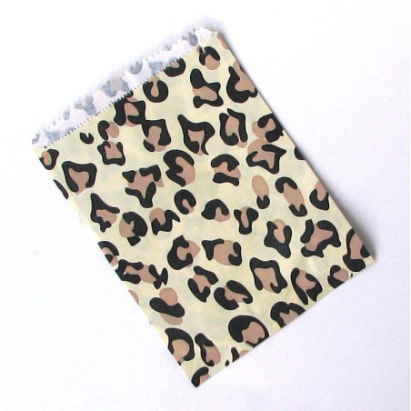Large leopard bag