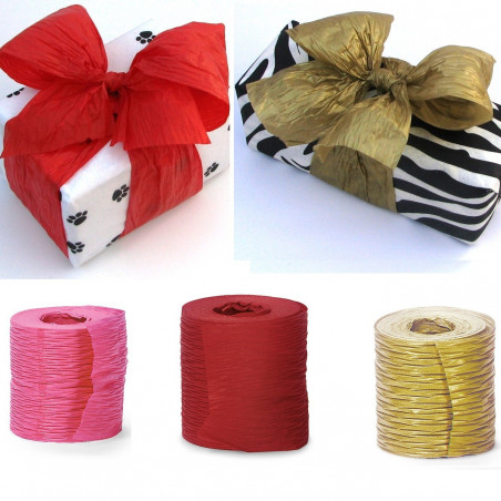 Coloured crinkle ribbon Coloured crinkle ribbon
