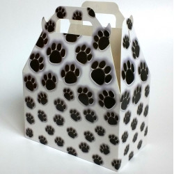 Paw print gable box