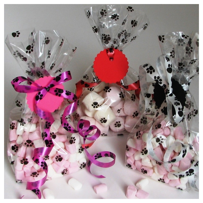 Paws cello party bags