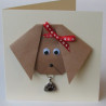 Puppy dog charm card