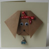 Puppy dog charm card
