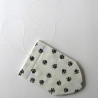 Paw print paper flower