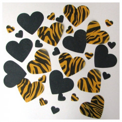 Tiger table confetti