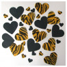 Tiger table confetti